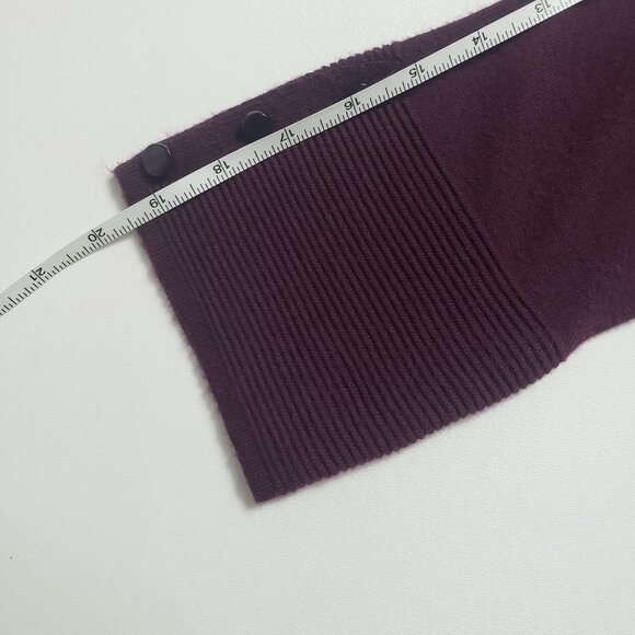 Stitch Fix X Evolution Open Cardigan Sweater Womens M Burgundy Ancho Chili - Picture 11 of 16